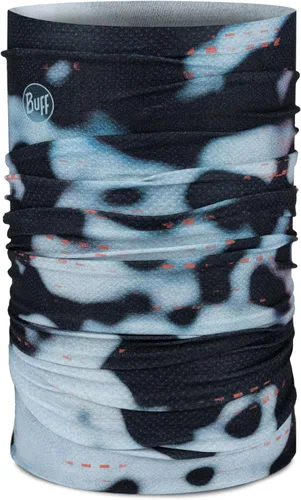 Miniatura 29 de BUFF CoolNet UV Polaina para el cuello, Protección solar UPF 50, Transpirable, Versátil, Mascarilla de secado rápido, Negro y Azul, Talla para Sun