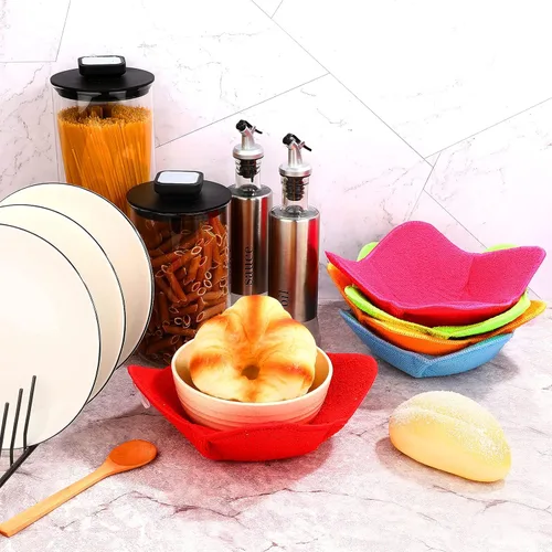 Miniatura 6 de Patelai Juego de 8 recipientes para microondas acogedores para comida caliente, de 7.5 pulgadas, aptos para microondas, multiusos, a prueba