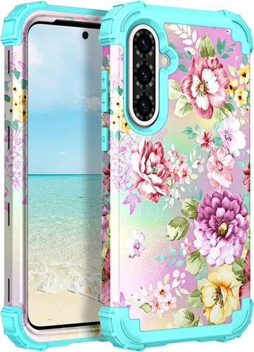 Miniatura 11 de Hocase Funda para Galaxy A37 5G, protección resistente a prueba de golpes, parachoques de goma de silicona suave+funda protectora híbrida