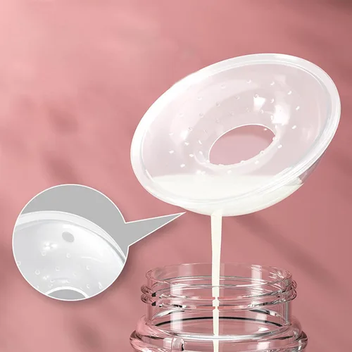 Miniatura 5 de Yuly Colector de leche de silicona para mamás lactante, protector de pezones para mamá, protector de pezones reutilizable, 2 unidades de conchas