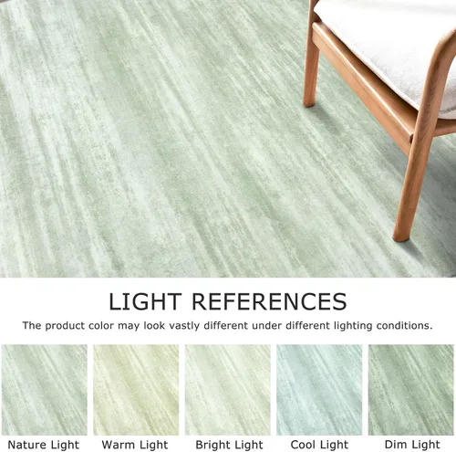 Miniatura 4 de KOZYFLY – Alfombra de pasillo moderna y lavable de diseño abstracto verde, 2 x 5 pies, antideslizante, suave y de pelo corto, ideal para cocina