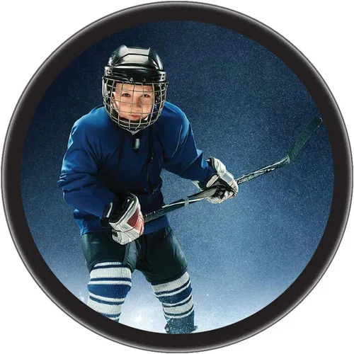 Miniatura 2 de Disco de hockey con foto personalizada Photo Puck (impresión de 2 caras)