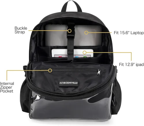 Miniatura 4 de STEAMEDBUN Mochila Ita Bag con inserto Pin Display Mochila para la escuela Cosplay