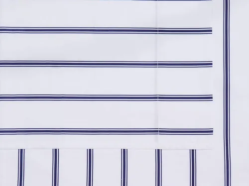 Miniatura 2 de Truly Soft Everyday Queen - Juego de sábanas de microfibra + fundas de almohada, colección Ticking Stripe, color blanco y azul marino Azul