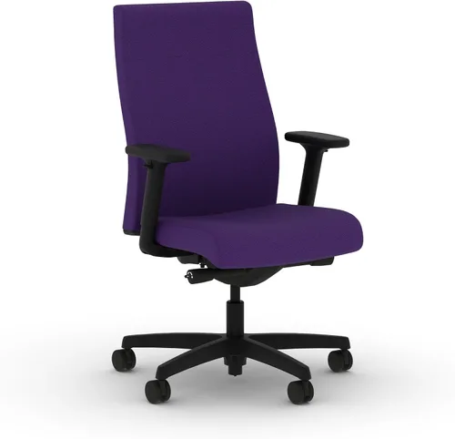Miniatura 8 de HON Ignition 2.0 - Silla de oficina de tela, tapizada, brazos ajustables, silla de oficina ergonómica ejecutiva reclinable, con inclinación