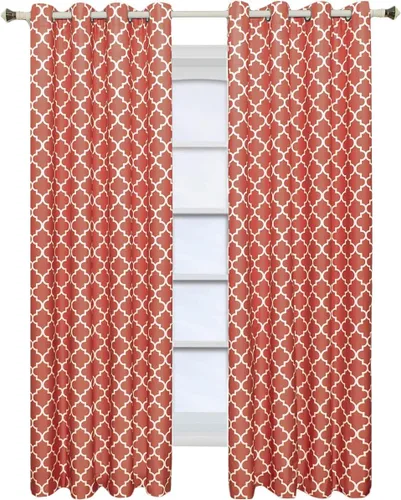 Miniatura 10 de Panel de cortina Meridian Blackout para ventana, par de paneles/conjunto de 2, por Royal Hotel
