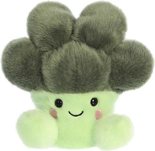 Aurora® Adorable Palm Pals™ Luigi Broccoli™ - Divertido peluche coleccionable para niños y adultos coleccionistas, perfecto para decorar
