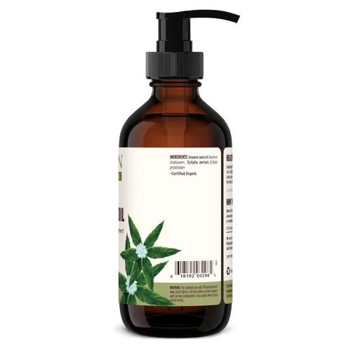 Miniatura 9 de Banyan Botanicals Aceite orgánico de Bhringaraj – Apoya el crecimiento saludable del cabello – Aceite hecho con métodos tradicionales – 8 onzas