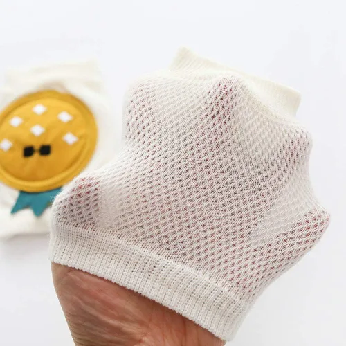 Miniatura 4 de Protectores de rodilla para gatear, unisex para bebés, antideslizantes, rodilleras para niños pequeños, cubierta protectora de seguridad Amarillo