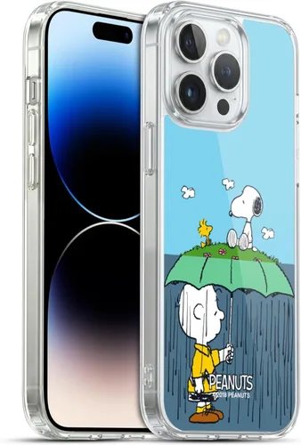 Miniatura 40 de Head Case Designs Funda de gel con licencia oficial de Peanuts Snoopy & Woodstock Halfs and Laughs [protección de grado militar] compatible