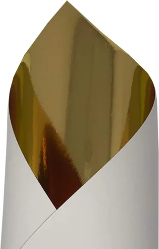 Miniatura 3 de Cartulina metálica dorada brillante, 12 x 12 pulgadas, paquete de 10 hojas