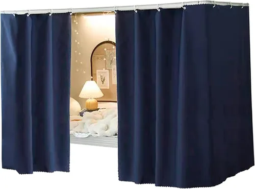 Miniatura 54 de Cortinas para litera individual y doble, cortinas de tienda de campaña para cama, tela a prueba de polvo, cortinas de privacidad para debajo