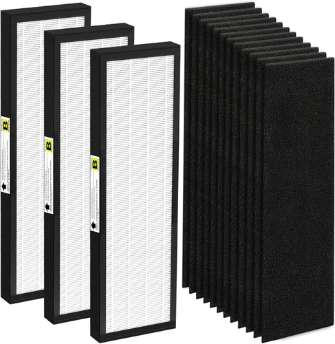 Paquete de 3 filtros HEPA FLT4825 B de repuesto compatibles con modelos de purificador de aire G-guardian AC4825 AC4300 AC4800 AC4850PT AC4900CA