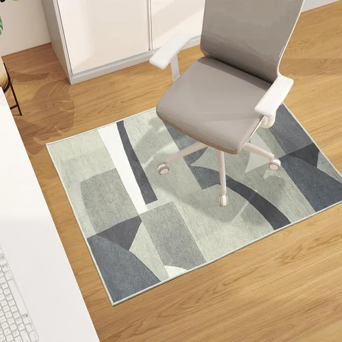 Miniatura 10 de chakme Tapete para silla de oficina para suelo de madera dura, 48 x 36 pulgadas, protector de escritorio de computadora de fácil deslizamiento