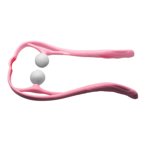 Miniatura 6 de Ofertas de liquidación Masajeador de cuello en forma de U Manual de amasamiento del cuello del hombro del cuerpo del masaje Verde