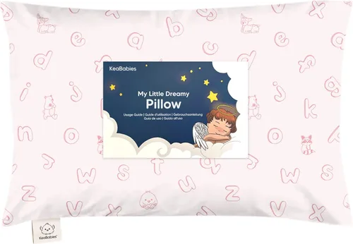 Miniatura 13 de KeaBabies - Almohada con funda para niños pequeños, almohada My Little Dreamy de 13 x 18 pulgadas (ABC Land)