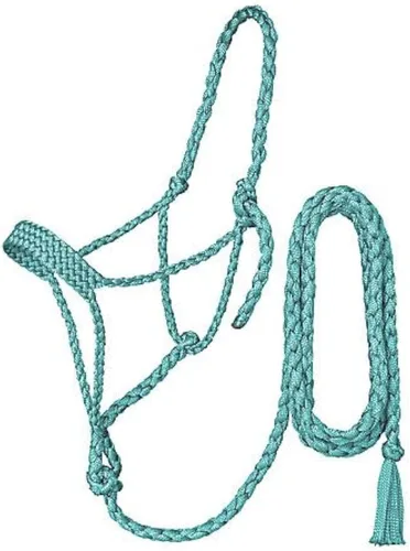 Miniatura 9 de Tough 1 Mule Tape Halter con plomo de 10 pies