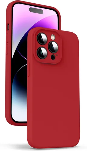 Miniatura 71 de Supdeal Funda de silicona líquida para iPhone 12 Pro Max, [protección de cámara] [antihuellas dactilares] [carga inalámbrica] Funda protectora de 4