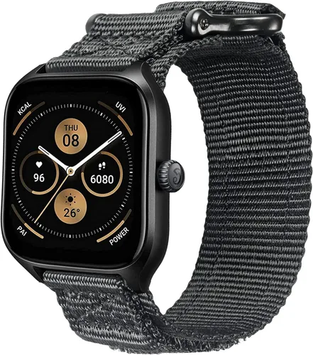 Miniatura 7 de Correas de reloj compatibles con Amazfit, correa deportiva de nailon resistente con diseño de bucle tejido para Amazfit GTS 4/4 Mini/3/2/2e/2 mini