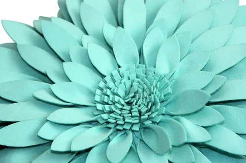Miniatura 2 de Almohada decorativa 3D de flores de margarita, manta de girasol de 14.5 x 13 pulgadas, decoración redonda para el hogar para sofá y cama