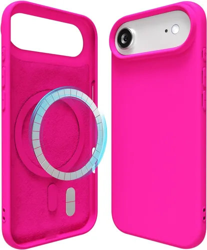 Miniatura 180 de oakxco Funda de silicona para iPhone 12 Pro Max, magnética, compatible con carga inalámbrica Magsafe, cubierta protectora de goma suave y delgada