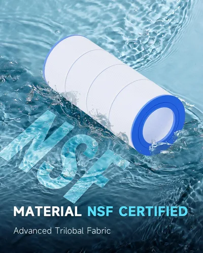 Miniatura 2 de AQUALTRA Filtro de piscina compatible con CC100, C-9410, CCRP100, PAP100, PAP100-4, Ultral-C3, R173215, FC-0686, 100 pies cuadrados, 23 5/8 pulgadas
