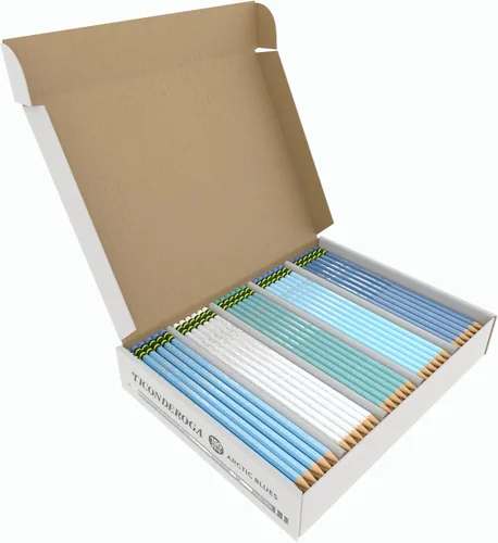 Miniatura 16 de Ticonderoga® Lápices pastel, 2 suaves, colores surtidos, paquete de 10 lápices
