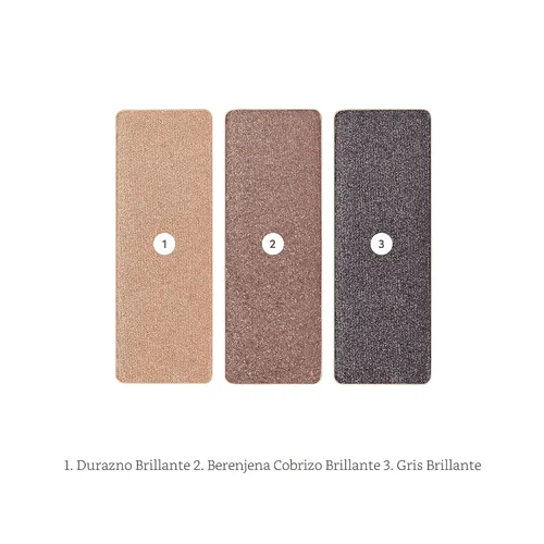 Miniatura 5 de Sombra de ojos PurePressed triple de jane iredale, color mineral altamente pigmentado, fórmula de larga duración y resistente a arrugas, segura