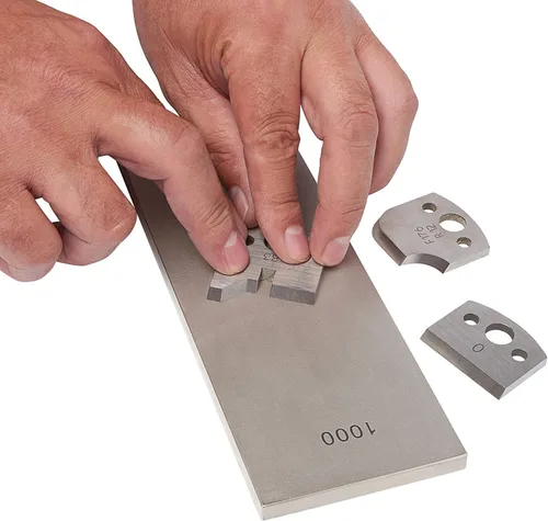 Miniatura 9 de Kit profesional de piedra de afilar de diamante Trend para afilar y pulir brocas de router, cinceles, cuchillos y cuchillas de cepilladora, DWS/KIT/B