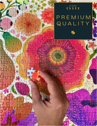 Miniatura 4 de Elena Essex Rompecabezas de 1000 piezas para adultos – Flores en flor Rompecabezas para adultos de 1000 piezas Colorido rompecabezas floral