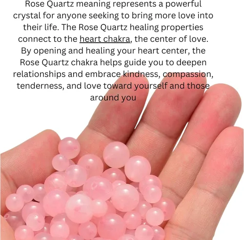 Miniatura 4 de Pulsera de cuentas de cuarzo rosa natural AAA para hombre, pulsera elástica para mujer, pulsera elástica (oro de cuarzo rosa)