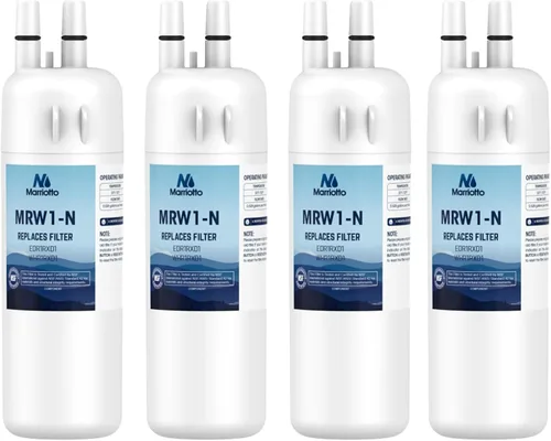 Miniatura 10 de MARRIOTTO EDR1RXD1 Filtro de agua para refrigerador compatible con Whirlpool W10295370A, WHR1RXD1, KAD1RXD1, Filtro 1, W10295370, P4RFWB, P8RFWB2L
