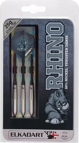 Miniatura 4 de Elkadart Rhino - Dardos de punta de acero de tungsteno 80% con estuche de almacenamiento/viaje
