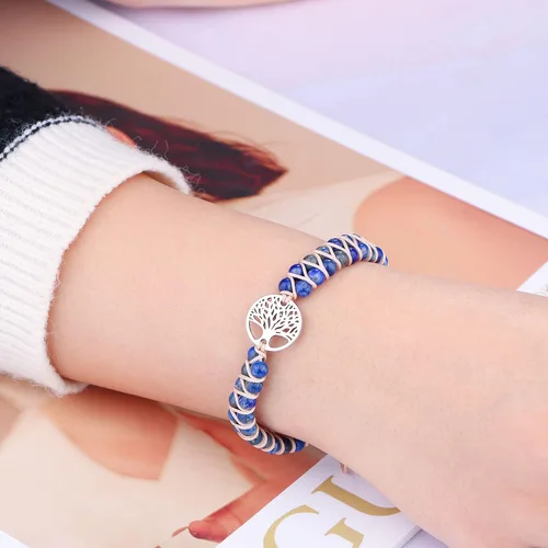 Miniatura 3 de JoycuFF Pulseras de piedra natural para hombres y mujeres, regalos de pareja para novia, novio, esposa, marido, joyería de amistad para él o ella