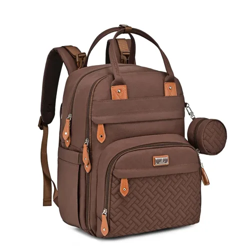 Miniatura 33 de BabbleRoo - Mochila para pañales - Bolso de viaje con artículos esenciales para bebés - Mochila multifuncional resistente al agua, bolso de viaje