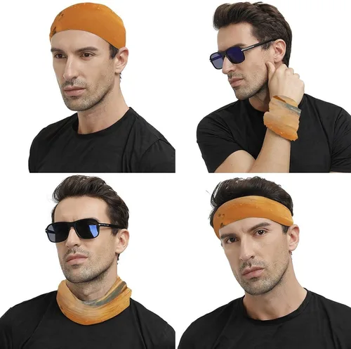 Miniatura 4 de Beach Face Scarf Cover Ear Loop Hole,Outdoors Face Mask for Women Men Sports Yoga Running Hiking Ski Snowboard,Cooling Neck Shield Scarf Cycling