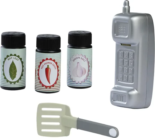 Miniatura 4 de Teamson Kids Little Chef Florence - Cocina interactiva clásica de madera con accesorios y espacio de almacenamiento para una fácil limpieza