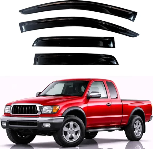Miniatura 149 de KPY Visor de ventana compatible con Hyundai Tucson 2021-2025, 4 piezas de deflector de ventilación para ventana lateral, estilo Mugen, protector