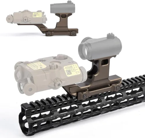 Miniatura 2 de Kit de montaje tipo grupo táctico elevadores alcance montaje para T1 T2 mira de alcance óptico, para 0.787 in Picatinny Riser alcance Mount