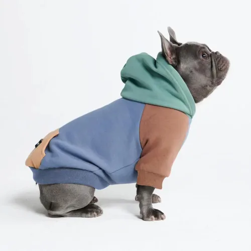 Miniatura 30 de Spark Paws Sudadera con capucha para perro, suéter de primera calidad para perros pequeños, medianos y grandes Trajes cálidos para bulldogs