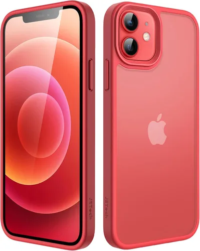 Miniatura 8 de JETech Funda mate para iPhone 12 Mini de 5.4 pulgadas, a prueba de golpes, protección contra caídas de grado militar, cubierta trasera translúcida