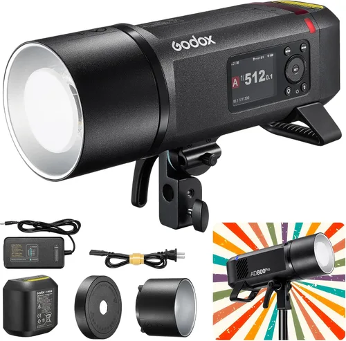 Miniatura 12 de Godox AD600BM II - Estroboscópico de flash para exteriores actualizado GN87 600W, 2.4G inalámbrico, sincronización de 1 toque con disparador X3