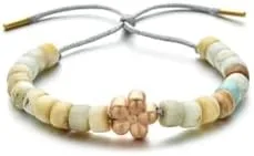 Miniatura 4 de MIRFREYR Pulsera de piedra natural con cuentas de cristal de curación natural, unisex, ajustable