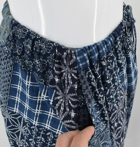 Miniatura 3 de perdontoo Men's Hippie Harem Pants Cotton Boho Yoga Baggy Drop Crotch Trouser
