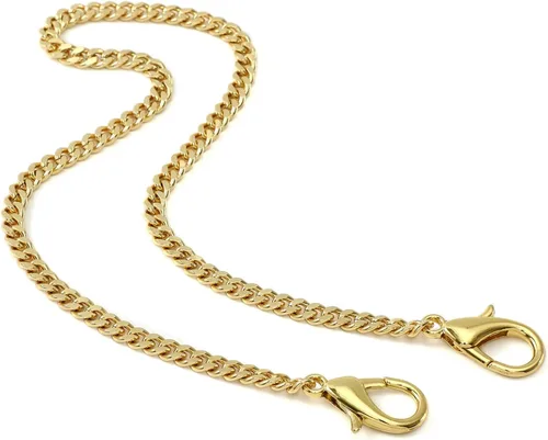 Miniatura 23 de Yichain Mini Nice - Correa de cadena de repuesto para bolso cruzado, correa de hombro, accesorios (oro amarillo, 48 pulgadas)