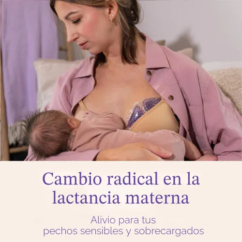 Miniatura 2 de Lansinoh - Paquetes de terapia para el pecho, almohadillas para el pecho frías y calientes con 2 fundas suaves, elementos esenciales