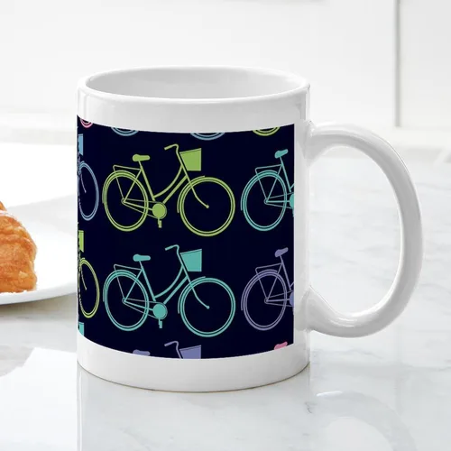 Miniatura 6 de CafePress Bicycle Bike Riding 11 Oz Ceramic Mug 11 oz (325 ml) Ceramic Coffee Mug