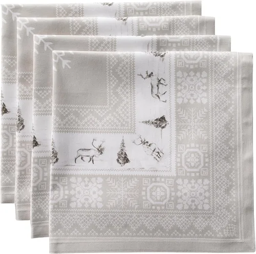 Miniatura 98 de Maison d' Hermine Happy Florals - Juego de 4 servilletas 100% algodón suave y cómodo perfectas para cenas familiares, bodas, fiestas de cóctel, 063