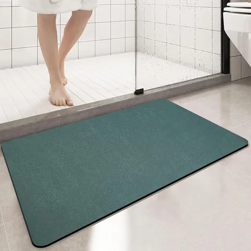 Miniatura 20 de Tierra de Diatomeas Tapete de Baño Alfombras de Baño Súper Absorbente Secado Rápido Antideslizante Tapete de Baño Delgado Tapetes de Piso de Baño