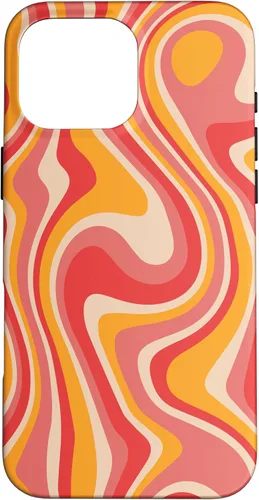 Miniatura 18 de iPhone 11 Pro Max Retro Groovy Liquid Swirl Hippie 70's 80's Psychedelic Phone Case